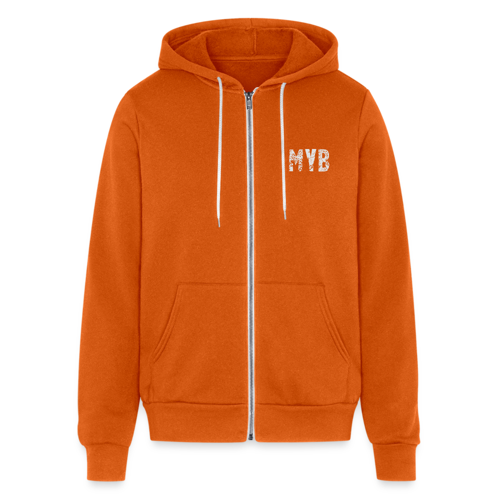 mind yo business unisex full zip hoodie - autumn