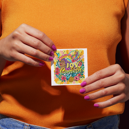 joy cometh sticker