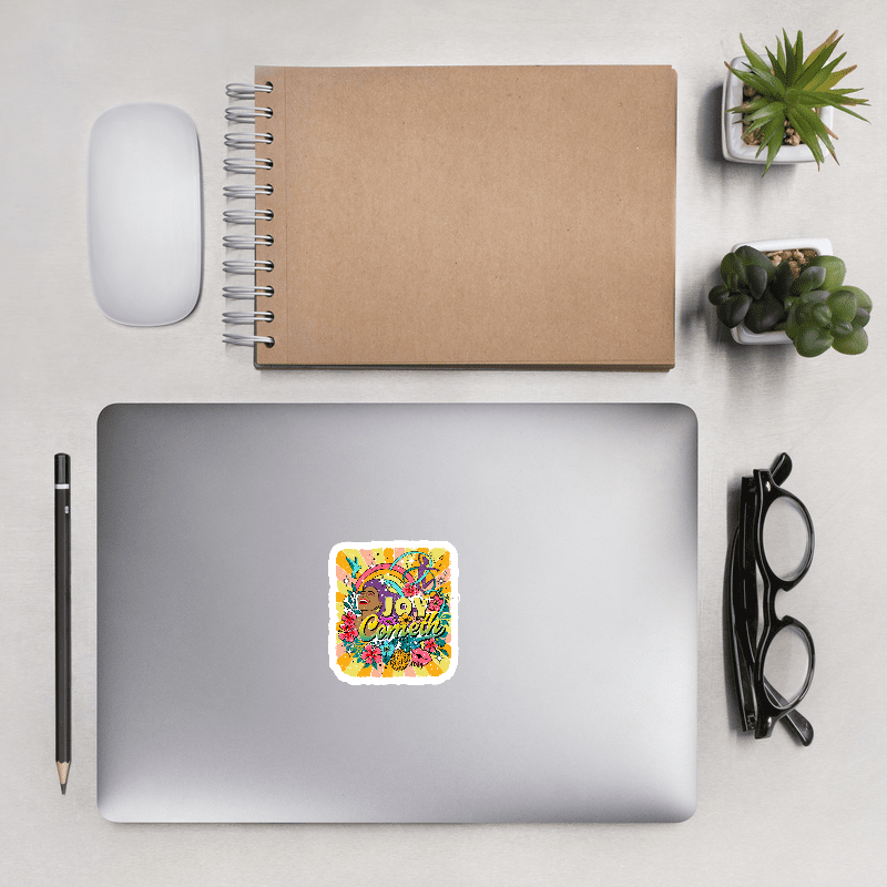 joy cometh sticker