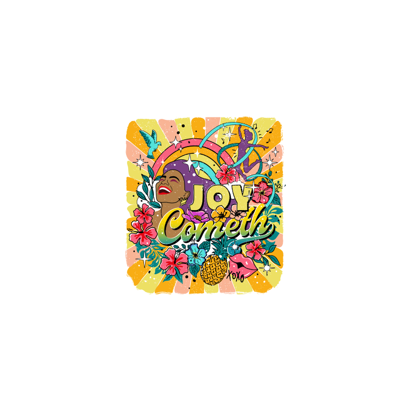 joy cometh sticker