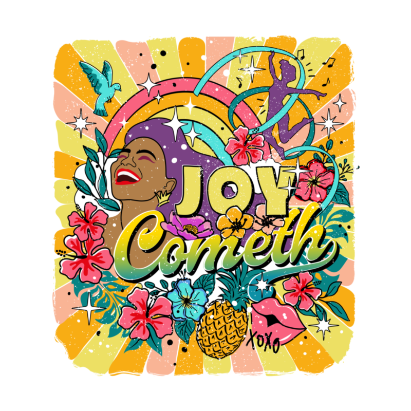 joy cometh sticker