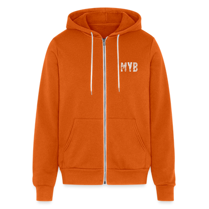 mind yo business unisex full zip hoodie - autumn