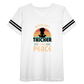 thicker than peace 2.0 women’s vintage t-shirt - white/black