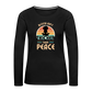 thicker than peace 2.0 women's long sleeve t-shirt - black