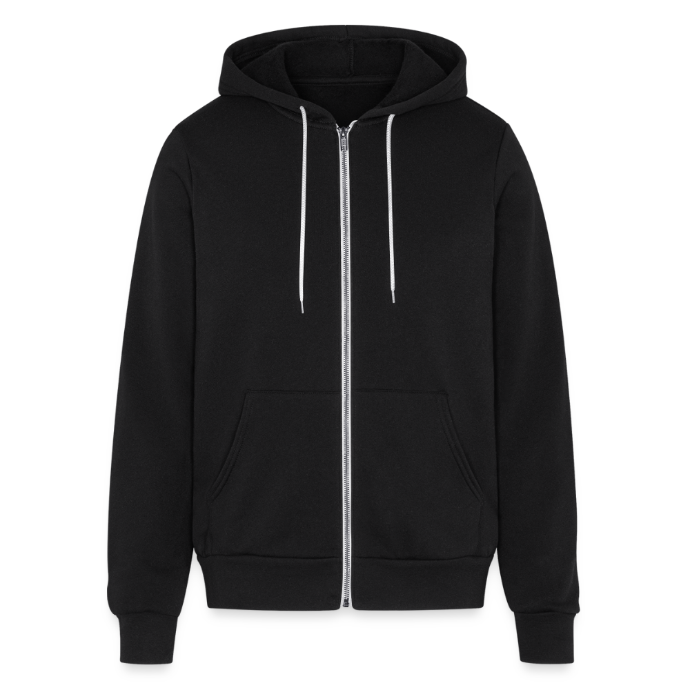 audacity unisex full zip hoodie - black