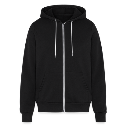 audacity unisex full zip hoodie - black