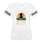 thicker than peace 2.0 women’s vintage t-shirt - white/black