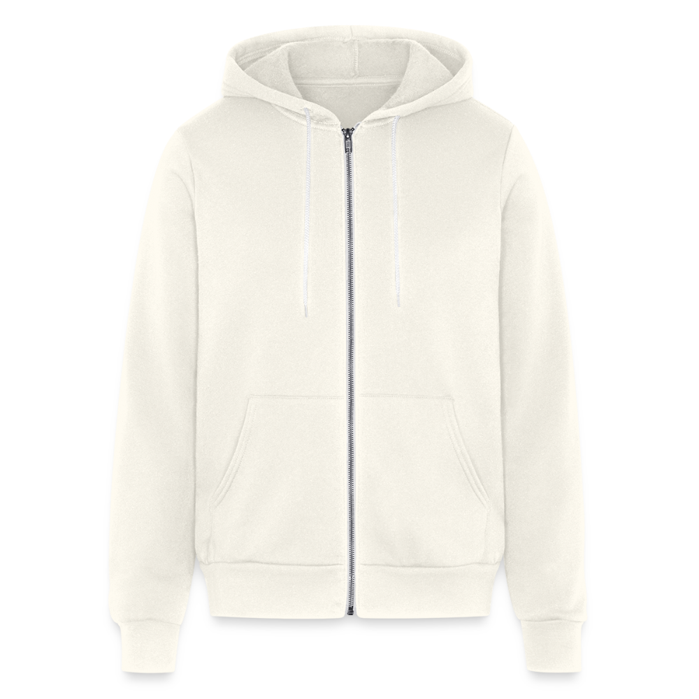 audacity unisex full zip hoodie - vintage white