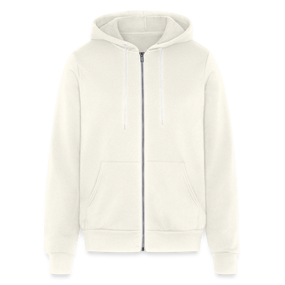 audacity unisex full zip hoodie - vintage white