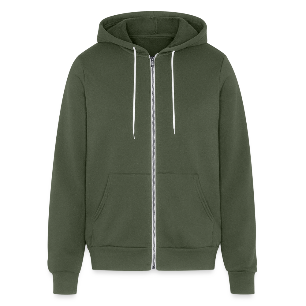audacity unisex full zip hoodie - military green