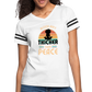 thicker than peace 2.0 women’s vintage t-shirt - white/black