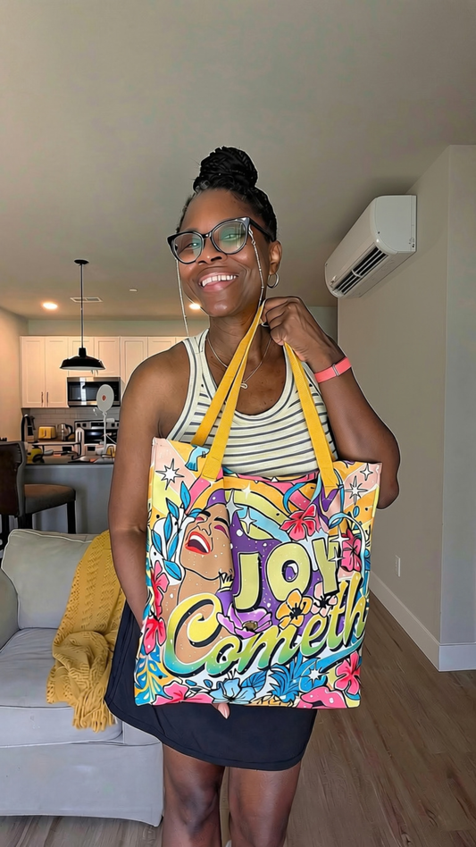 Joy Cometh Tote Bag