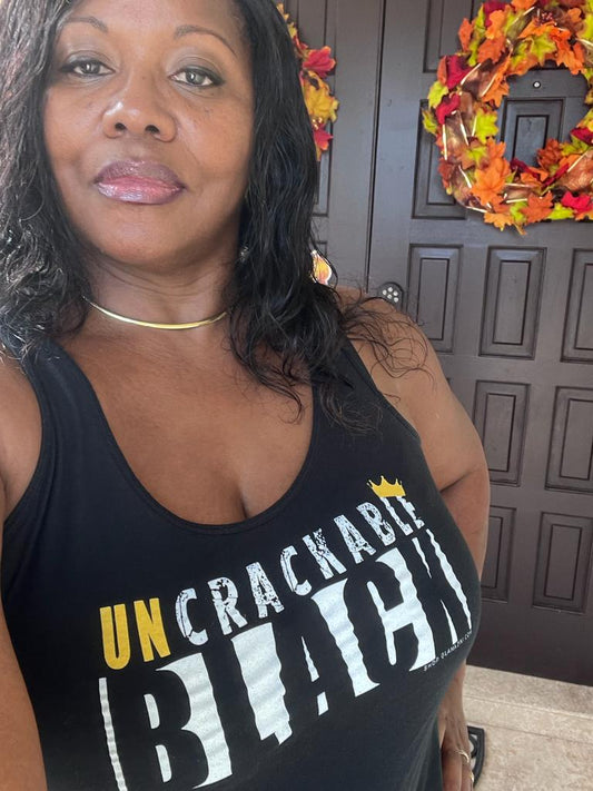 uncrackable black tank (women's cuts) ~ CLEARANCE