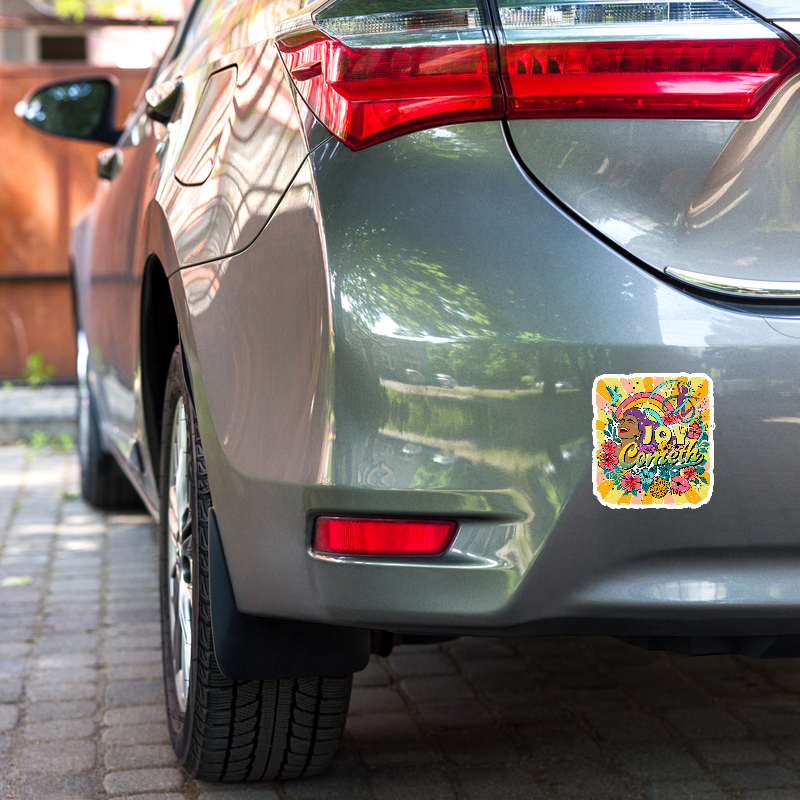 joy cometh sticker