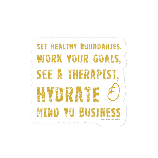 Mind Yo Business Stickers