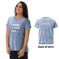i want to hold you ... accountable denim tee