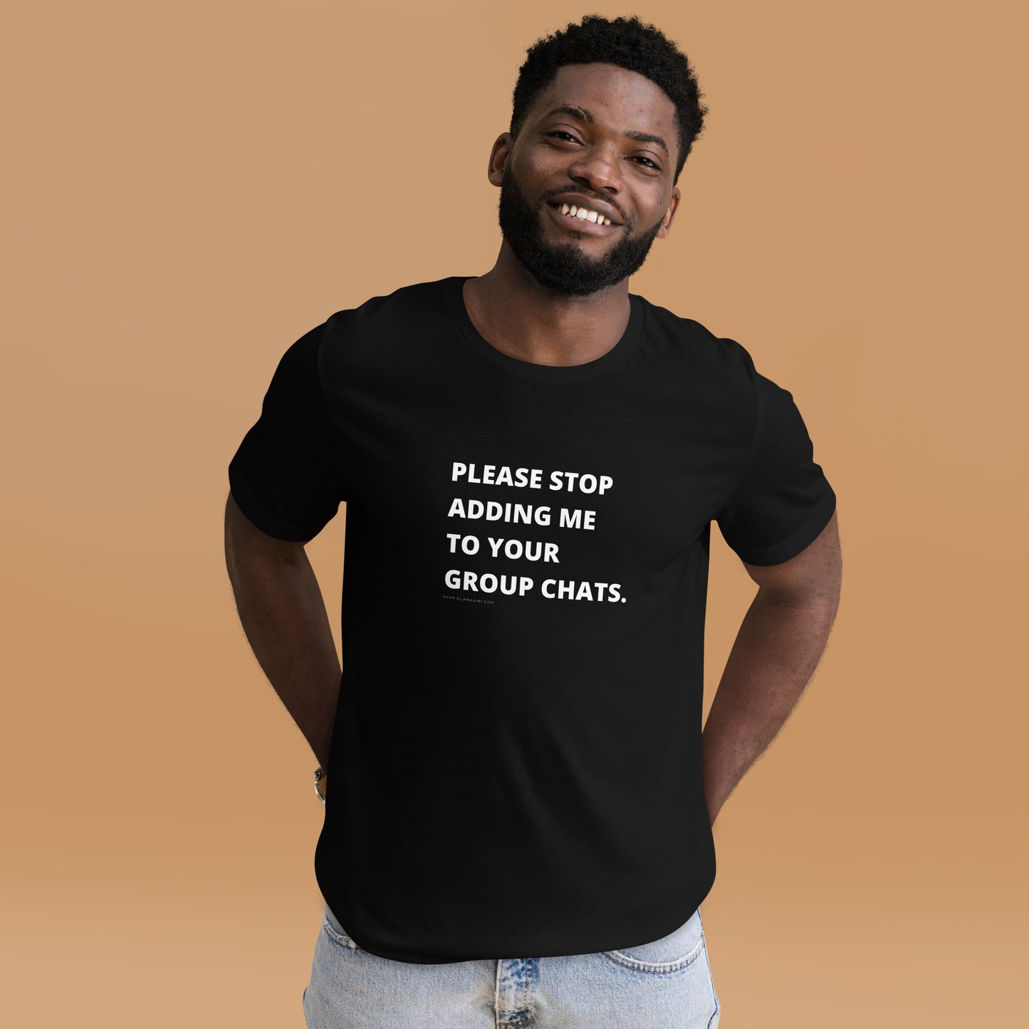 please stop adding me to your group chats unisex tee
