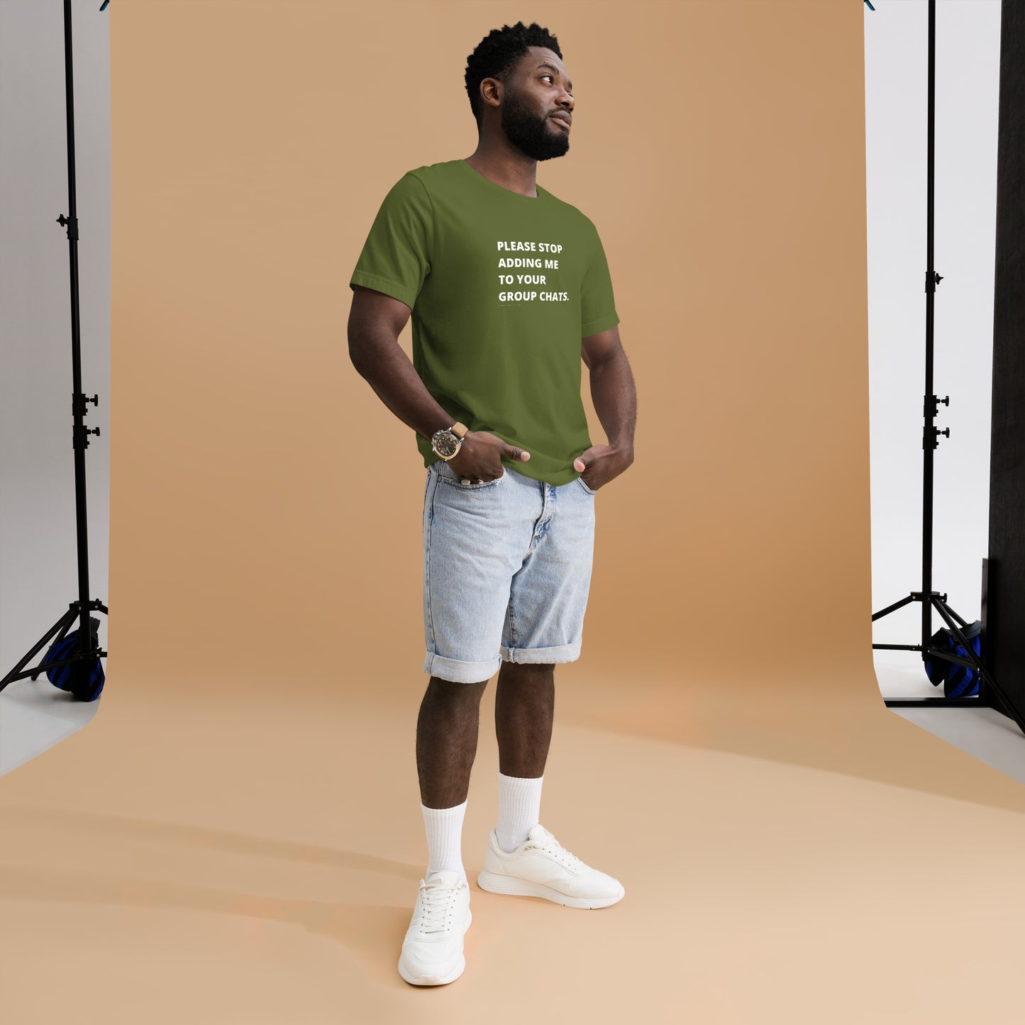 please stop adding me to your group chats unisex tee