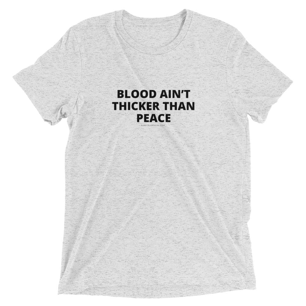 thicker than peace unisex tee