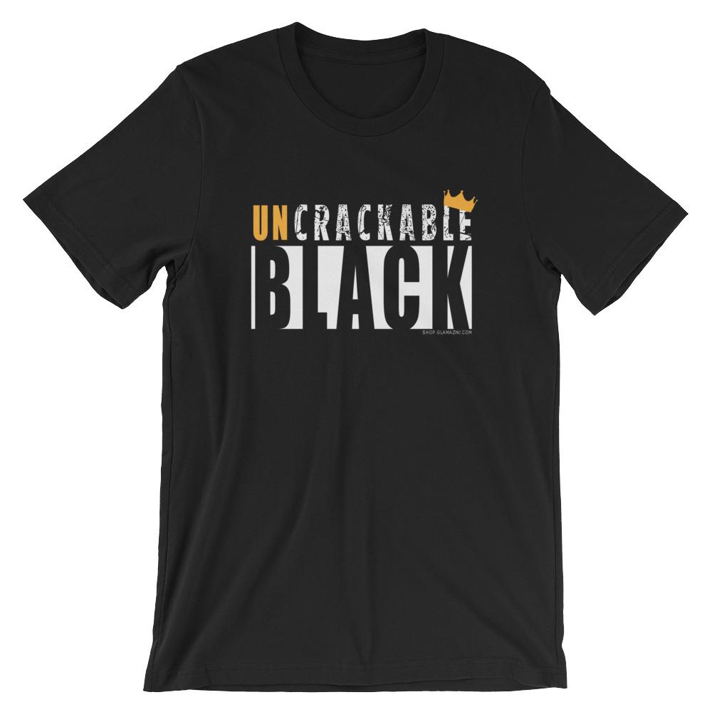 uncrackable black unisex tee