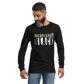 uncrackable black unisex long sleeve tee
